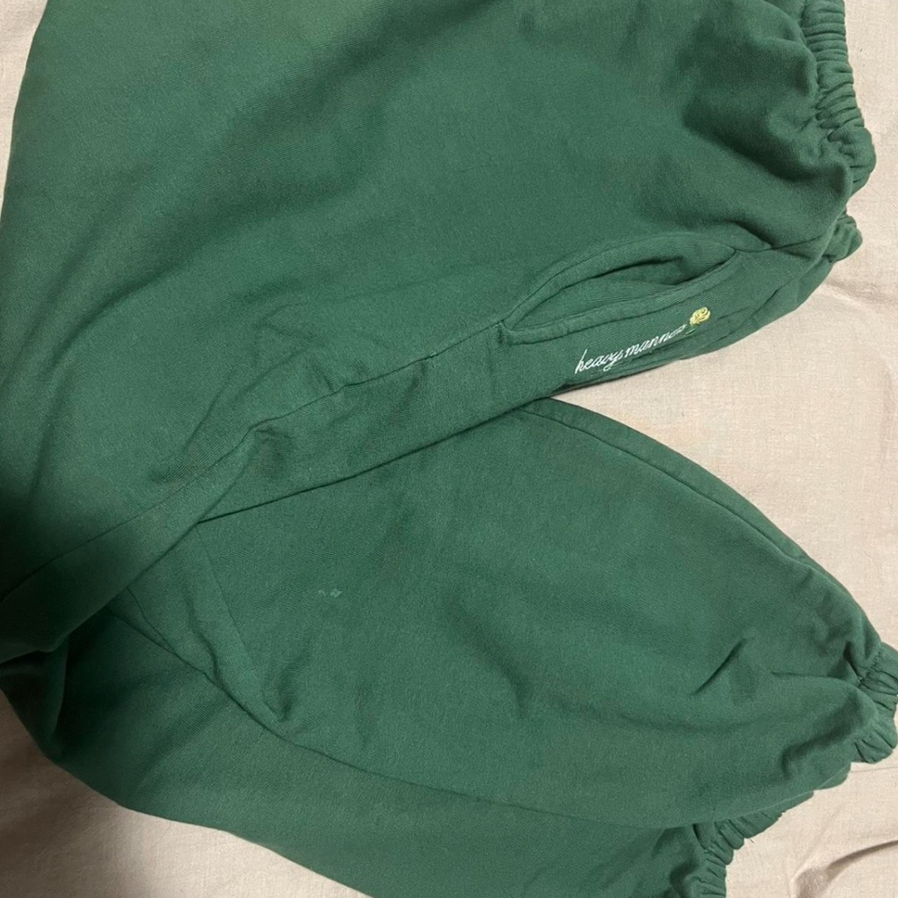 Heavy Manners Green Track Pants